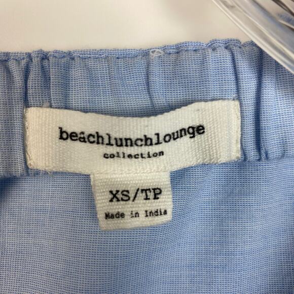 BEACHLUNCHLOUNGE OFF SHOULDER EMBROIDERED BLOUSE SIZE XS - Picture 9 of 11